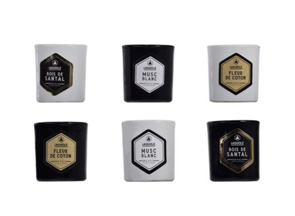 Laguiole Coffret de 6 bougies parfumées assorties